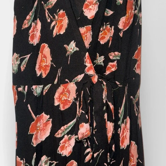 Miami Black and Pink Floral Maxi Dress - Picture 3 of 3